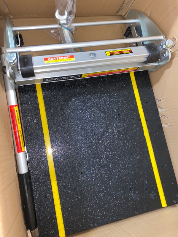 Photo 3 of 13 INCH 360° VINYL Floor Cutter for VCT, LVT, PVC, Rubber Floor and Rigid Core VINYL Plank, 1PC Extra Spare Blade