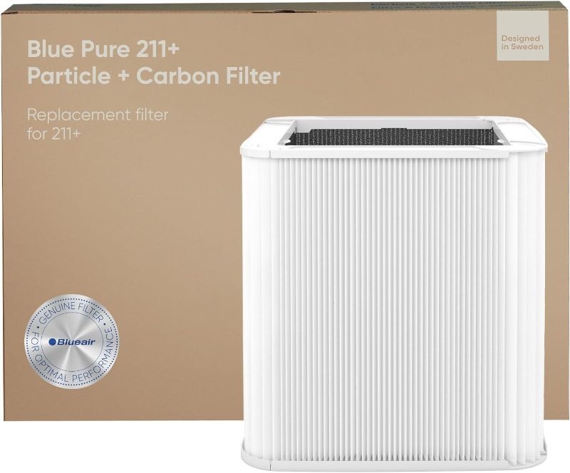 Photo 1 of BLUEAIR Blue Pure 211+ Genuine Replacement Filter, Particle and Activated Carbon, Fits Blue Pure 211+ Air Purifier (Non-Auto)