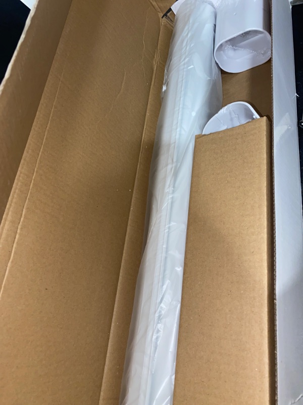 Photo 1 of DuctlessAire White Paintable Mini Split Line Set Cover Kit - Weather Resistant, Easy Installation, Intended for Ductless Mini Split or Central Systems, 3" x 7.5 ft.