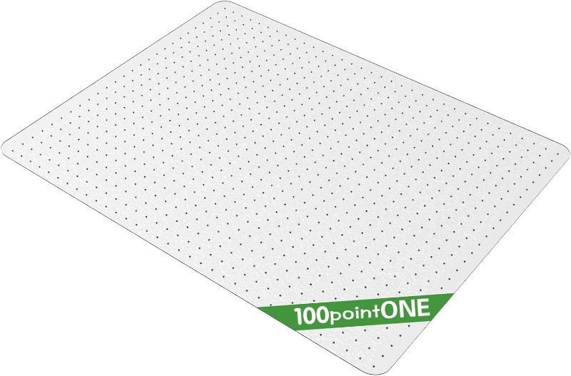 Photo 1 of Chair Mat for Carpet - 46" × 60" Clear Office Chair Mat for Low Pile Carpeted Floors (Rectangle)