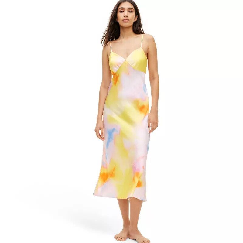 Photo 1 of Medium DVF/Target Women's Long Satin Sunset Slip Dress Diane Von Furstenberg