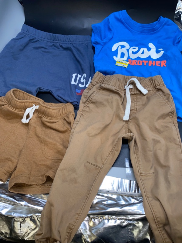 Photo 1 of 2T Boy's  4Pcs Clothing Bundle Of Used Clothes 