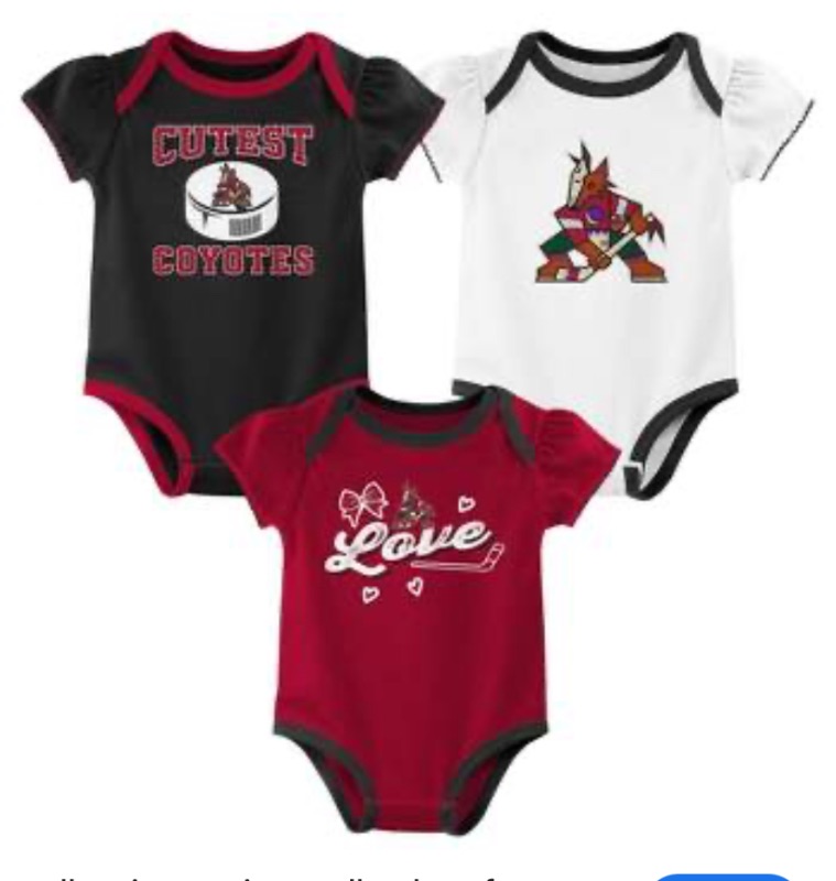 Photo 1 of 0-3 Months MLB Arizona Diamondbacks Infant Girls' 3pk Bodysuit