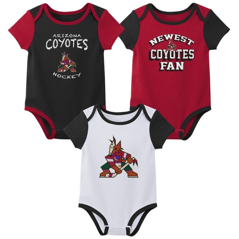 Photo 1 of 3-6M NHL Arizona Coyotes Infant Boys' 3pk Bodysuit 