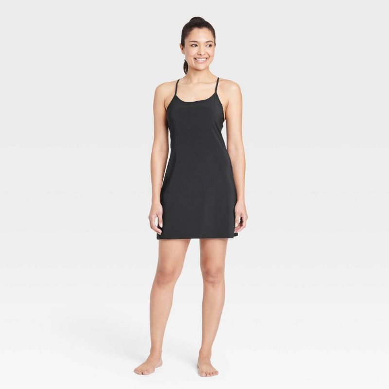 Photo 1 of Large Women S Flex Strappy Exercise Dress - All in Motion™ Black 