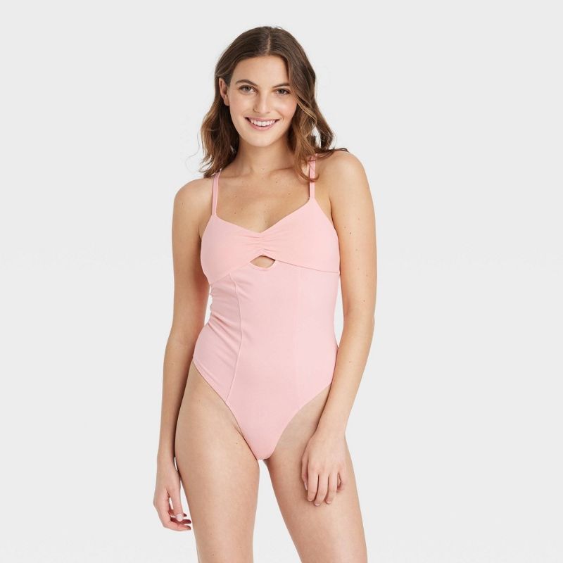 Photo 1 of Large Women's Balletcore Bodysuit - Colsie™ Pink