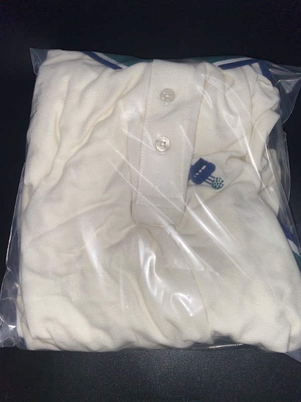 Photo 2 of Large Prince Pickleball Men's Ivory Polo Shirt