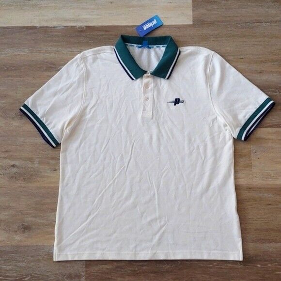 Photo 1 of Large Prince Pickleball Men's Ivory Polo Shirt