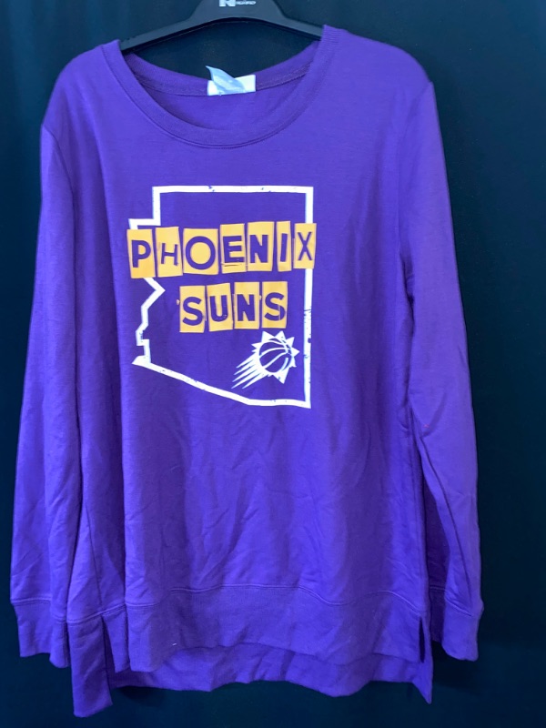Photo 1 of Large Dark Purple Phoenix Suns Long Sleeve Shirt For Men 