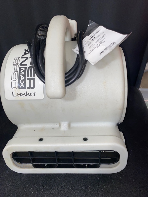 Photo 2 of Lasko Super Fan Max Multi-Purpose Compact Air Mover