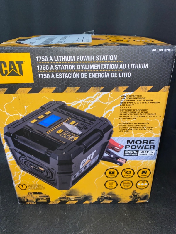 Photo 2 of CAT Cube Lithium 4-in-1 Portable Jump Starter