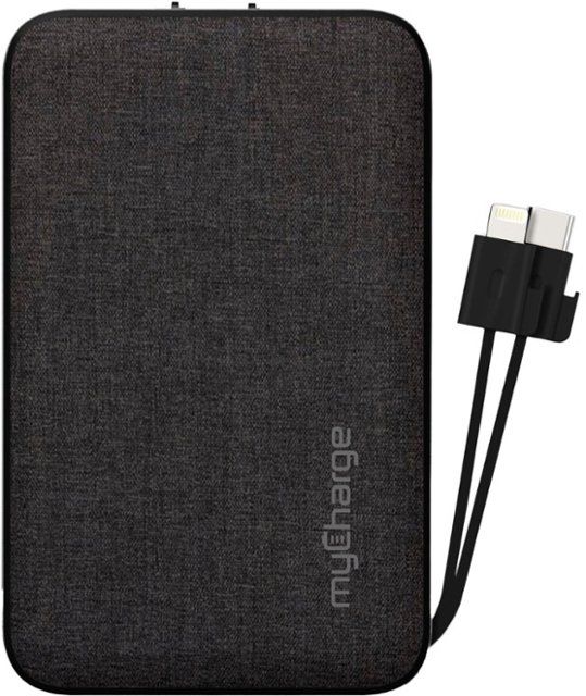 Photo 1 of myCharge - POWERHUB ULTRA 10,000mAh Everything Built-In Portable Charge for Most USB Enables Devices - Black