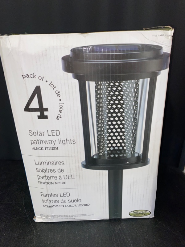 Photo 3 of GTX Solar LED Pathway Lights 4 Pack