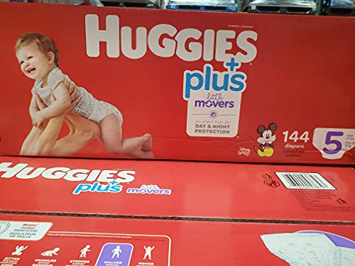 Photo 1 of Huggies Plus Diapers Size 5 (27+ Pounds) 144 Count Size 5 (144 Count) 