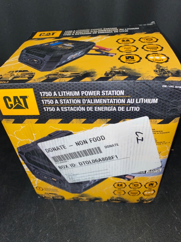 Photo 3 of CAT Cube Lithium 4-in-1 Portable Jump Starter