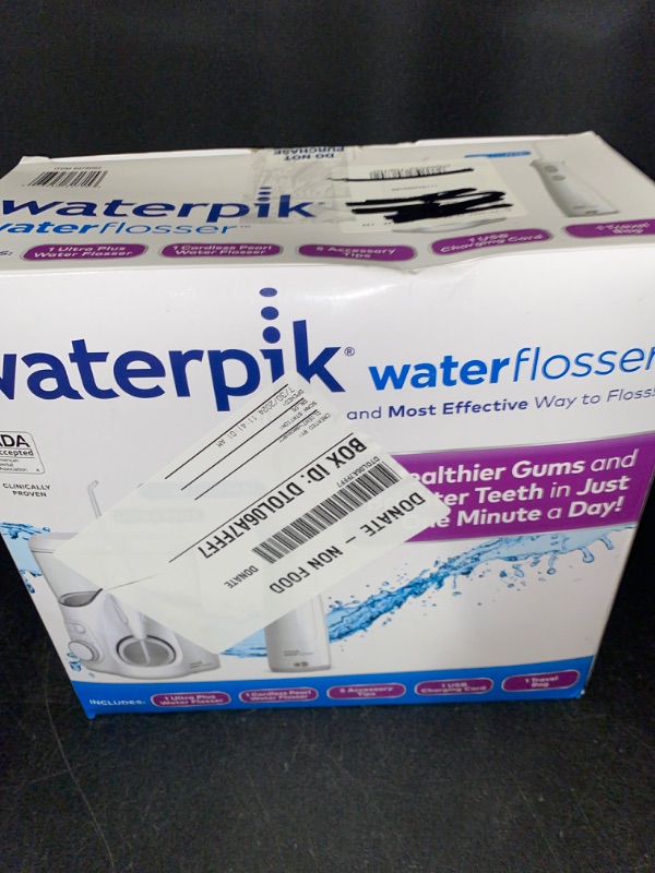 Photo 1 of Waterpik Ultra Plus and Cordless Pearl Water Flosser Combo Pack 6978082