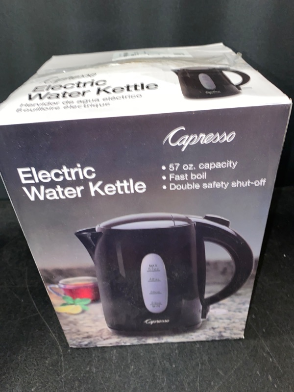 Photo 3 of Capresso Electric Water Kettle Black