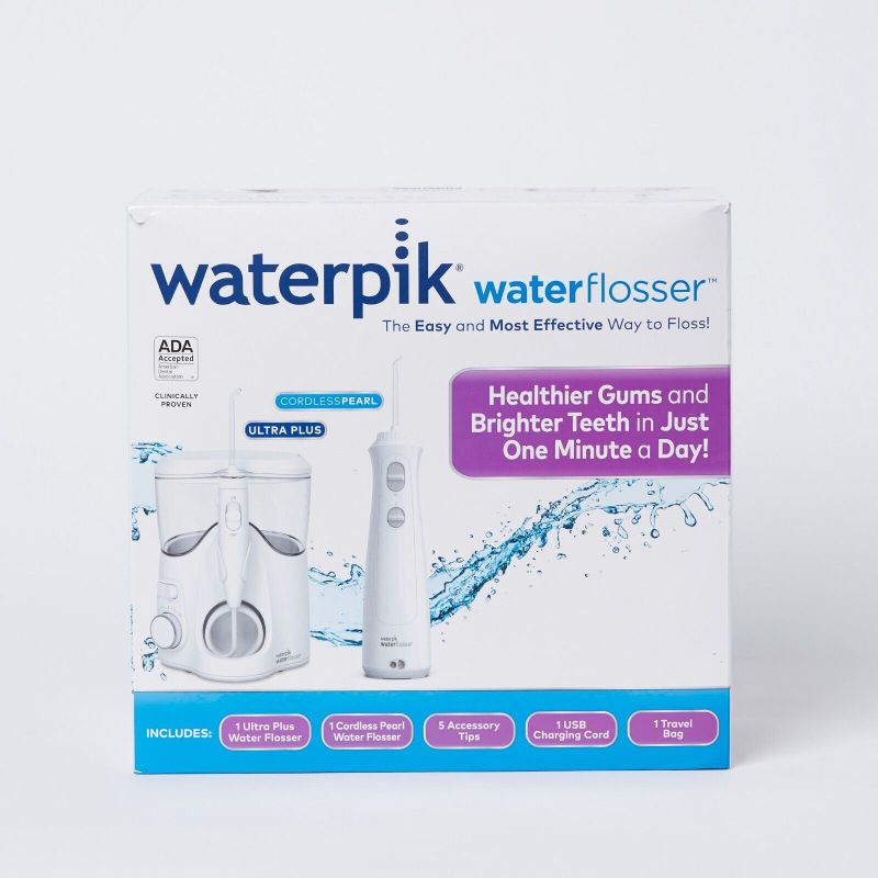 Photo 1 of Waterpik Ultra Plus and Cordless Pearl Water Flosser Combo Pack 6978082