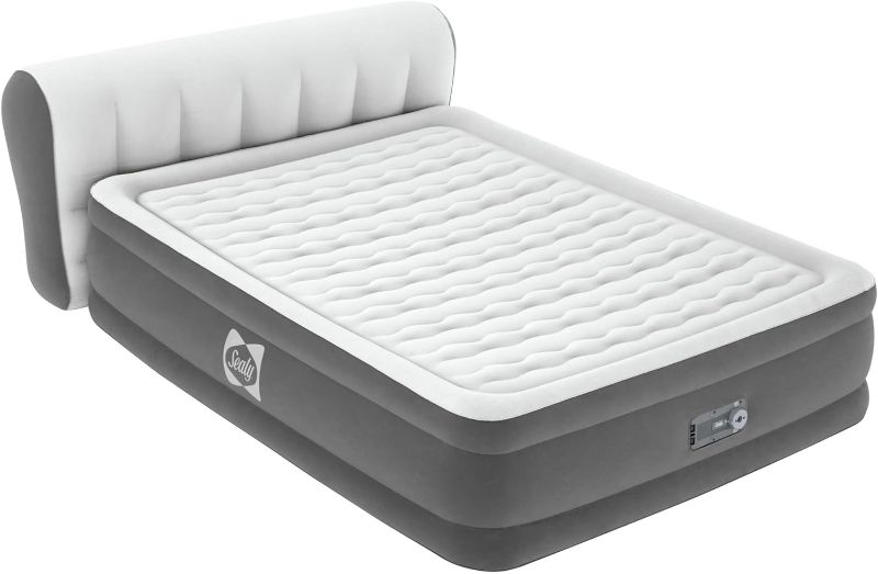 Photo 1 of Sealy Tritech Airbed Queen 31" Headboard Built-in AC Pump NOBOX**