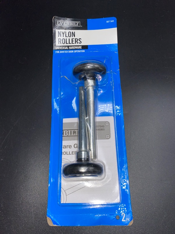 Photo 2 of 1-3/4 in. No Bearing Nylon Garage Door Roller with 4 in. Stems (2-Pack)