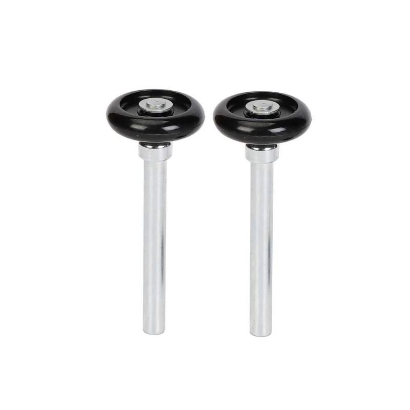 Photo 1 of 1-3/4 in. No Bearing Nylon Garage Door Roller with 4 in. Stems (2-Pack)