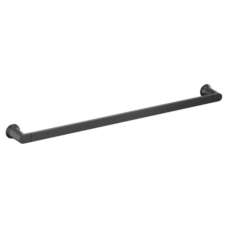 Photo 1 of Genta 24 in. Towel Bar in Matte Black