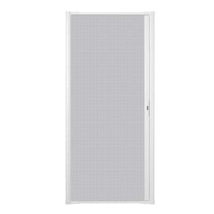 Photo 1 of 36 in. X 78 in. LuminAire White Single Universal Aluminum Gliding Retractable Screen Door FACTORY SEALED***