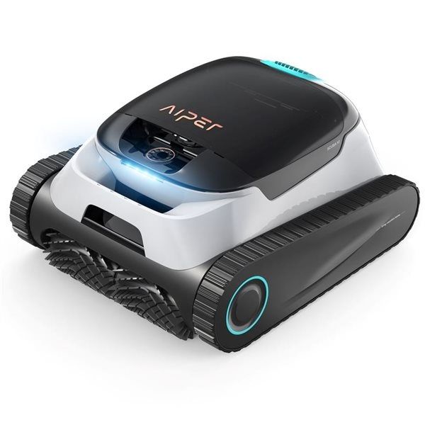 Photo 1 of AIPER N1 Pool Robot Cordless Robotic Pool Vacuum Cleaner with 2 Extra Replacement Brushes for Inground Pools 110W Suction Power Wall Floor Waterline C DAMAGED BOX NEW**