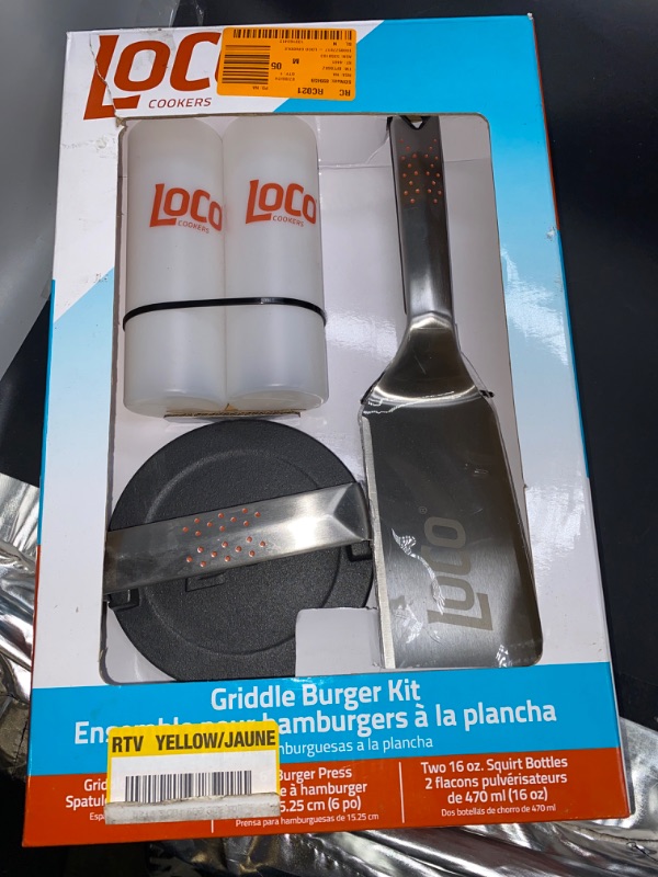 Photo 1 of Griddle Burger Cooking Accessory Kit