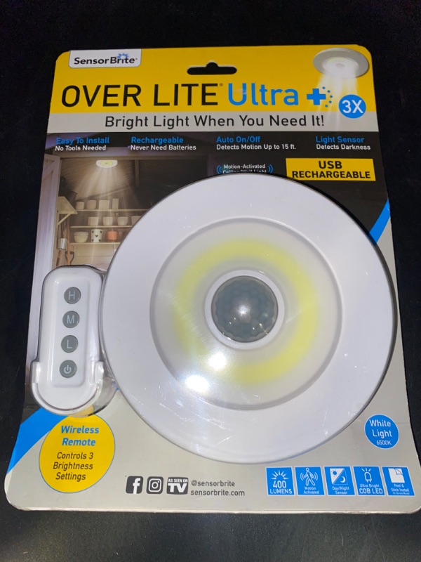 Photo 2 of Ultra Overhead Motion Activated LED Rechargeable Night Light