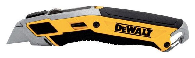 Photo 1 of DEWALT 7 Retractable Utility Knife Black/Yellow 1 Pk NEW BLADES NOT INCLUDED***