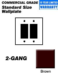 Photo 1 of 3 Pack 2 Socket Decora Commercial Grade Faceplate