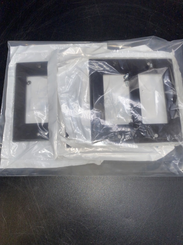 Photo 3 of 3 Pack 2 Socket Decora Commercial Grade Faceplate