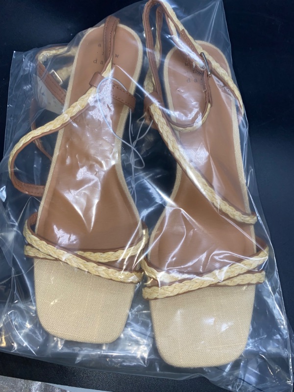 Photo 2 of SIZE 8.5 Women's Irena Strappy Heels - A New Day™ Tan new