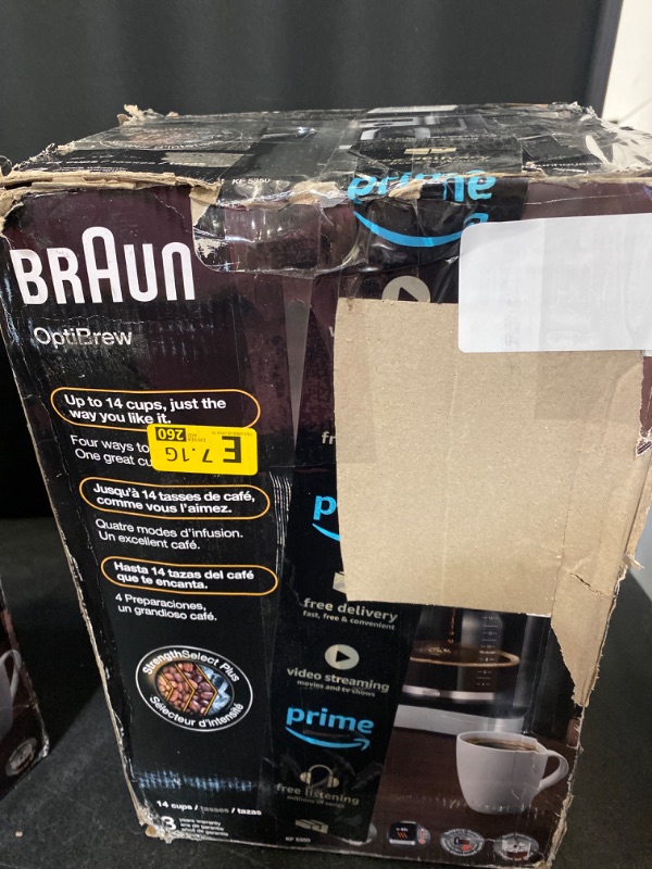 Photo 3 of Braun Brew Sense Drip Coffee Maker, 12 cup, Black