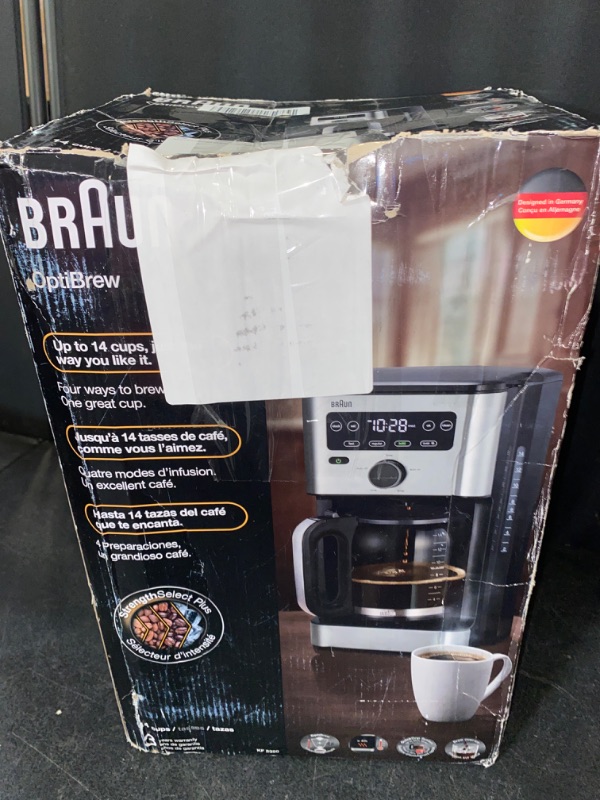 Photo 3 of Braun Brew Sense Drip Coffee Maker, 12 cup, Black