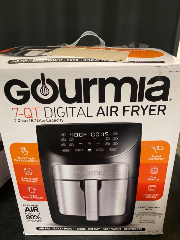 Photo 3 of Gourmia 7 Quart Digital Air Fryer