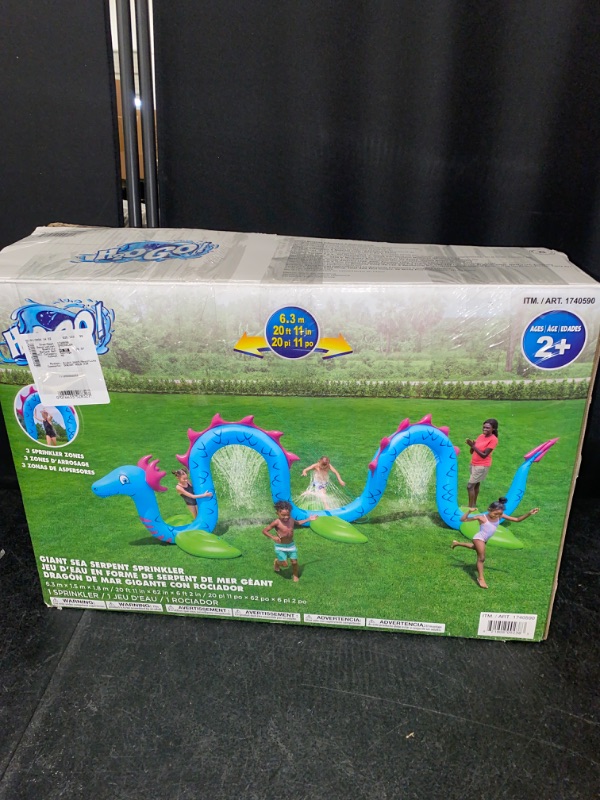 Photo 3 of H20GO! 20ft Giant Sea Serpent Kids Inflatable Sprinkler (2+ Years)