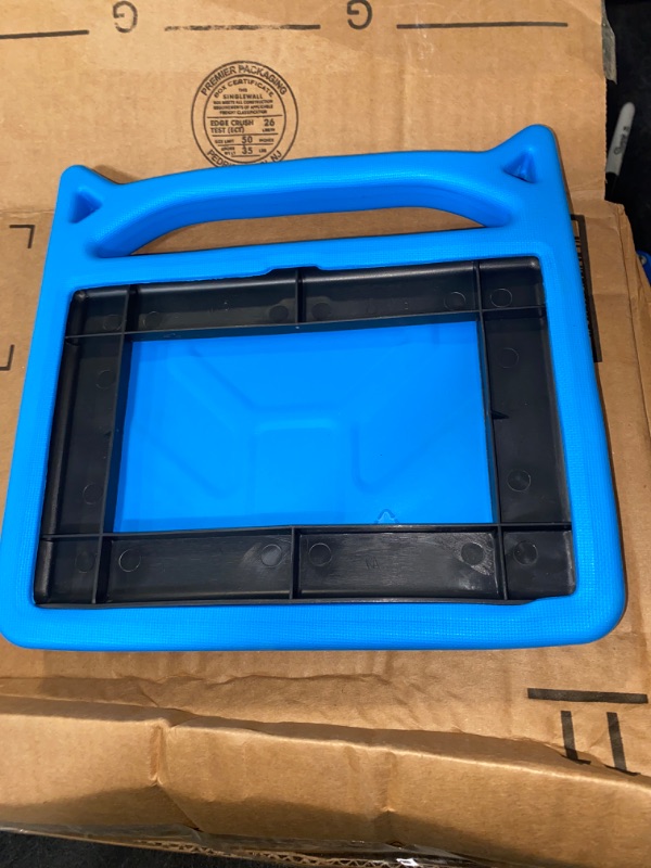 Photo 1 of Fire HD 8 Tablet Case,Fire 8 Plus Tablet Case(Fits 12th/10th Generation, 2022/2020 Release),SHREBORN Lightweight Shockproof Cover with Stand Handle for All-New Amazon Kindle Fire HD 8 Kids Tablet-Blue