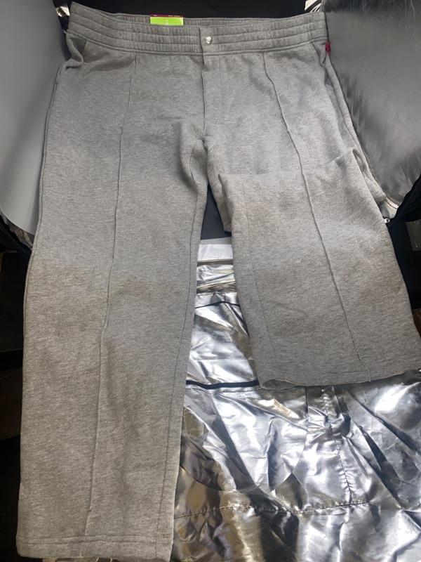 Photo 1 of (XXL) Houston White Adult Jogger Pants - Gray