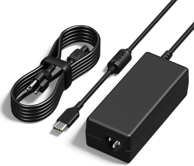 Photo 1 of ?65W 45W USB-C Laptop Charger Type C Computer Fast Charger Power Adapter,Replacement Lenovo,Dell,HP,Acer,Asus,Google Chromebook Thinkpad Yoga EliteBook XPS Latitude,Samsung,MacBook pro,and More
