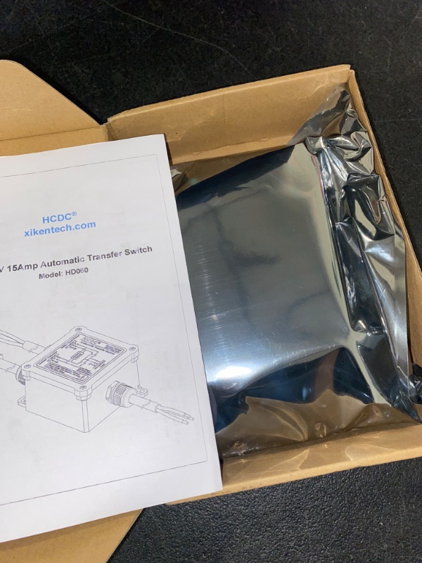 Photo 1 of AC120V 15Amp Automatic Transfer Switch, ATS Auto Transfer Switch, HD060
