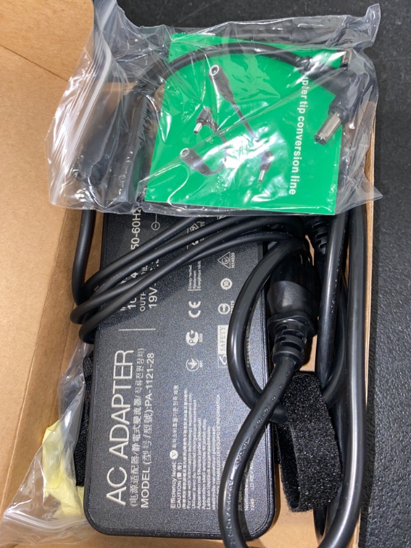 Photo 2 of 120W AC Adapter Compatible Asus Laptop Charge A15-120P1A PA-1121-28 ROG GL551J GL552VW GL553V GL752VW GL753VE N550JK N550JX ZX53VW FX53VD G56JK N56JR VivoBook Q550L X550 X750J X750JA Laptop
