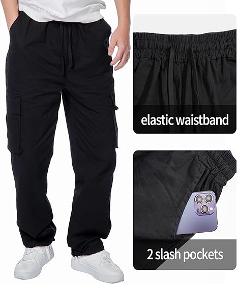 Photo 1 of XXL Men's Casual Cargo Pants Sweatpants Outdoor Hiking Trousers
