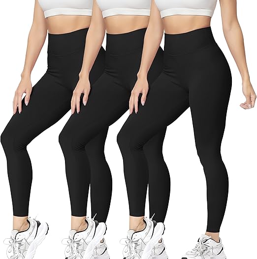 Photo 1 of (S/M) High Waisted Leggings for Women Stretch Tummy Control Workout Running Yoga Pants Reg&Plus