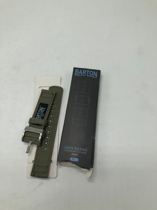 Photo 2 of BARTON Canvas Quick Release Watch Band Straps