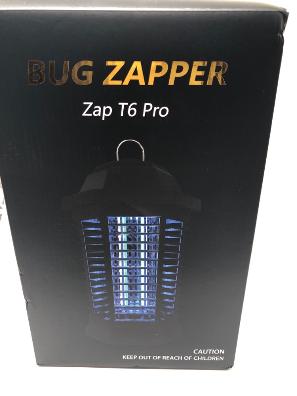 Photo 3 of GOOTOP Bug Zapper Outdoor, Mosquito Zapper Outdoor, Electric Fly Zapper,Fly Traps, Mosquito Killer, 3 Prong Plug,Flying Insects Zapper Outdoor 90-130V, ABS Plastic Outer (Black)