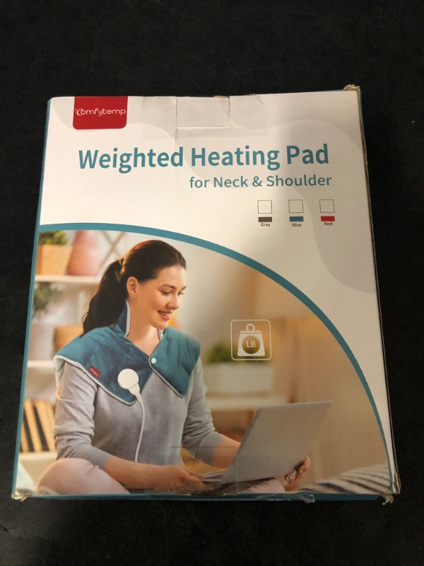 Photo 6 of Comfytemp neck and shoulder heating pad is filled with micro-glass beads to relax your body. It effectively relieves neck, shoulder, and upper back pain.  Comfytemp 19"x22" oversized fully covers your neck, shoulders, and upper back, which helps effective