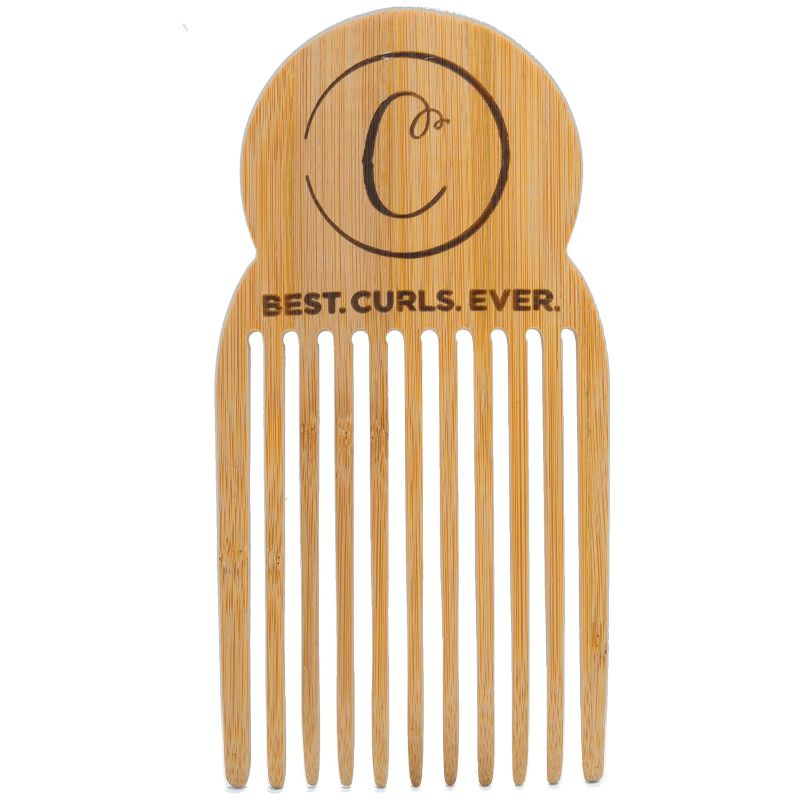 Photo 1 of Controlled Chaos As Seen on Shark Tank Detangling Comb Hair Pick – Anti Static Bamboo Hair Pick for Thick Curly Hair, Long Tooth Detangler Wooden Comb for Men, Women & Kids