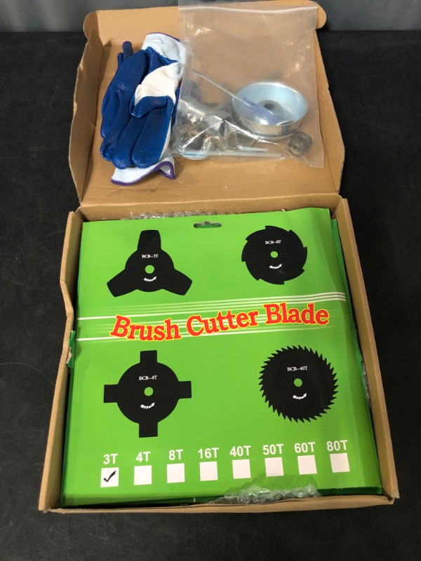 Photo 1 of 9" x 36 Teeth Carbide Tipped Blades & 9" x20T Carbon Steel Round Chainsaw Tooth Blades & 10" x 80T Brush Cutter Trimmer Blades with Adapter Kit
Brand: Gashwer